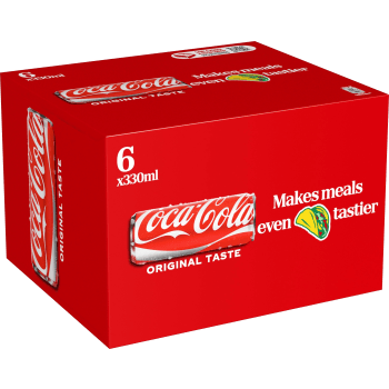 Läsk Cola orginal 6-p 33cl Coca-Cola.