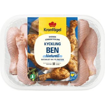 Kycklingben Färska ca 900g Kronfågel.