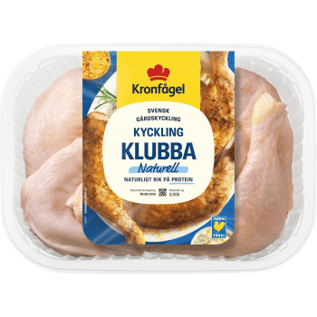 Kycklingklubba Färsk ca 825g Kronfågel.