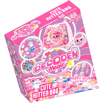 Decoden Magic Deluxe Cute Kitten väsk set.