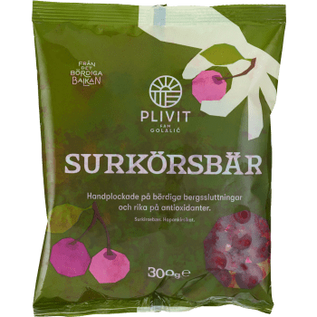 Surkörsbär 300g Plivit.