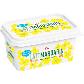 Lättmargarin 39% 500g ICA.