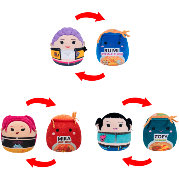 Squishmallows vändbar 20cm K-POP Demon Hunters.