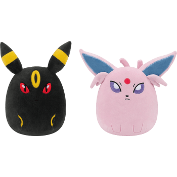 Squishmallows 20cm 2-p Espeon/Umbreon Pokémon.