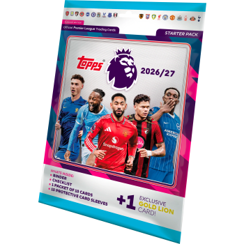 Fotbollskort Premier League Starter pack 2026/27.