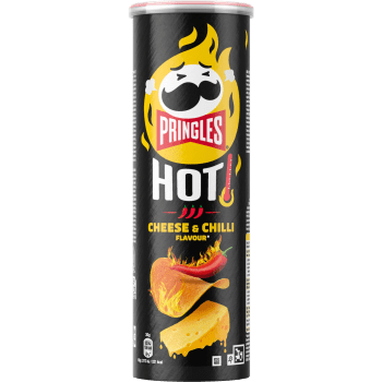 Pringles Hot Flamin' Cheese Flavour 160g.
