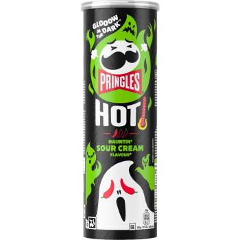Pringles Hot Kickin' Sour Cream Flavour 160g.