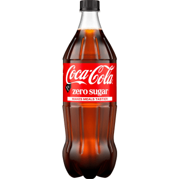 Läsk Cola Zero 1l Coca-Cola.