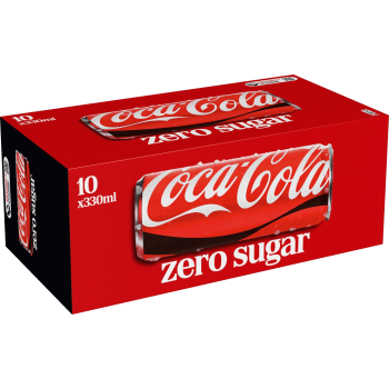 Läsk Cola zero 10-p 33cl Coca-Cola.