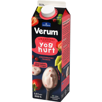 Yoghurt Strawberry Refresh 3% 1000g Verum.