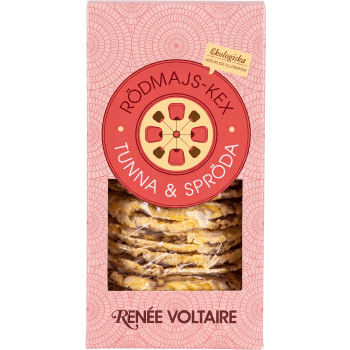Rödmajs-Kex Ekologisk 150g Renée Voltaire.