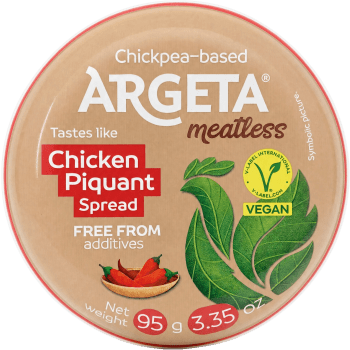 Kikärtspålägg Med Kycklingsmak Het 95g Argeta.