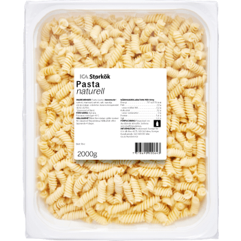 Pasta naturell 2kg ICA Storkök.