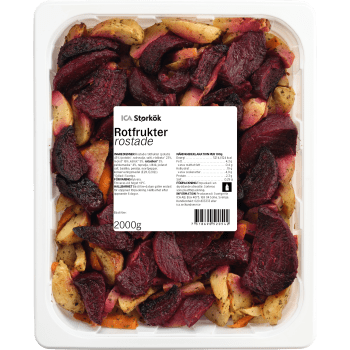 Rostade rotfrukter.
