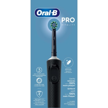 Eltandborste Vit Pro Svart Oral-B.