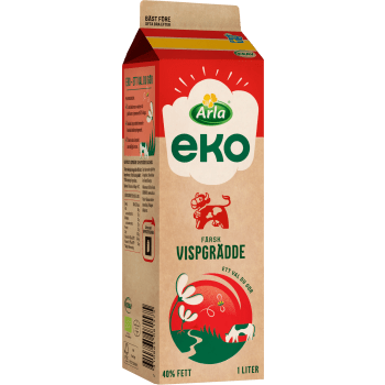 Vispgrädde 40% 1l KRAV Arla Ko®.