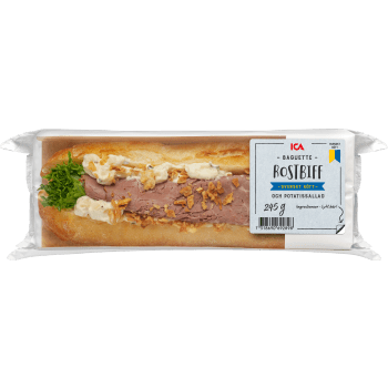 Baguette Rostbiff Potatissallad 245g ICA.