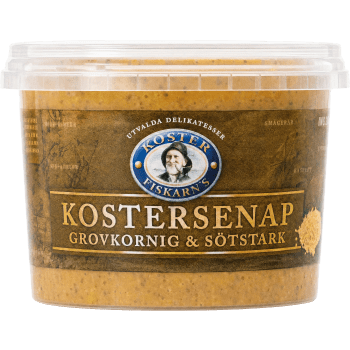 Kostersenap Grovkornig & Sötstark 250g Koster Fiskarn's.