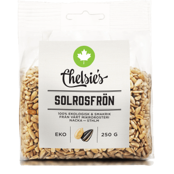Solrosfrön Ekologisk 250g Chelsie's.