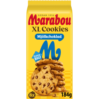 Mjölkchoklad cookies 184g Marabou.