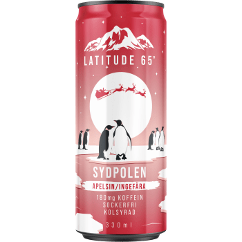 Energidryck Sydpolen Apelsin/Ingefära 33cl Latitude 65.