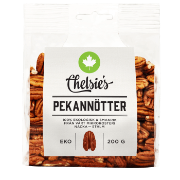 Pecannötter Naturell Ekologisk 200g Chelsie's.