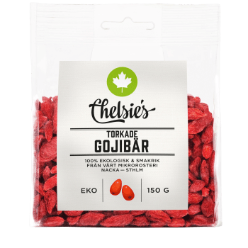 Gojibär Torkade Ekologisk 150g Chelsie's.