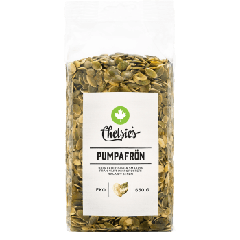 Pumpafrön Ekologisk 650g Chelsie's.