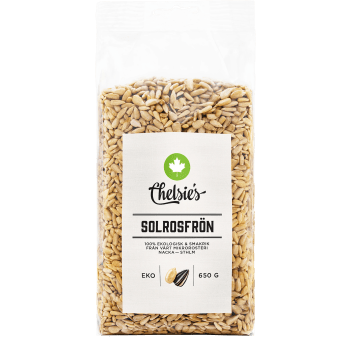 Solrosfrön Ekologisk 650g Chelsie's.