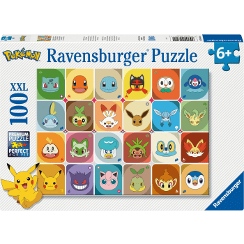 Pussel XXL 100,150, 200, 300bitar Ravensburger.