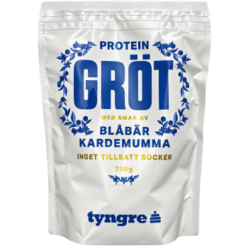 Proteingröt Blåbär & Kardemumma 750g Tyngre.
