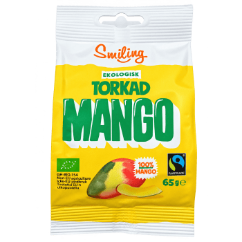 Mango Torkad Ekologisk 65g Smiling.