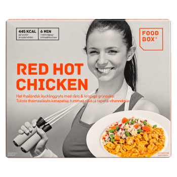 Kycklinggryta Red Hot Chicken 370g Foodbox.