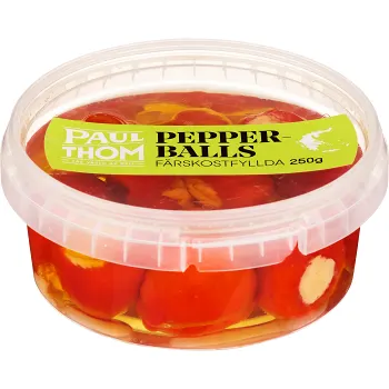 Pepperballs Färskostfyllda 250g PAUL och THOM.
