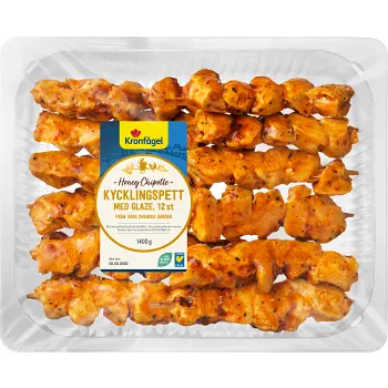Kycklingspett honey Chipotle 1,3kg Kronfågel.