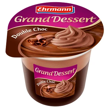 Chokladmousse Dubbel choklad 4,4% 190g Grand Dessert.