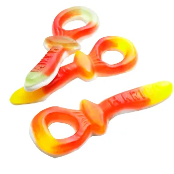 Jätte nappar Fruktsmak 2,5kg Haribo.