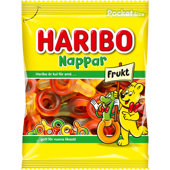 Nappar Fruit 80g Haribo.