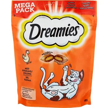 Kattgodis Mega Kyckling 180g Dreamies.