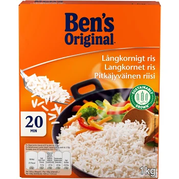 Ris Långkornigt 1kg Ben´s Original.
