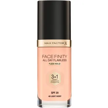Foundation All day flawless 40 Light Ivory 30ml Isadora.