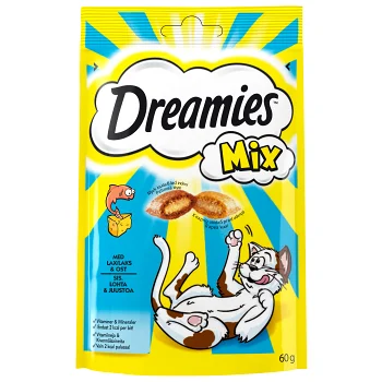 Kattgodis Lax Ost 60g Dreamies.