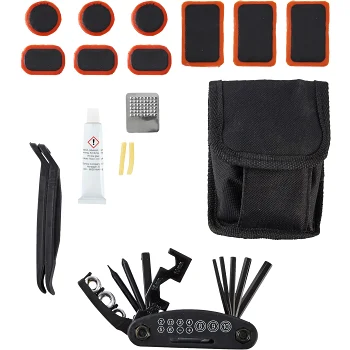 Reparationskit för cyckeldäck.