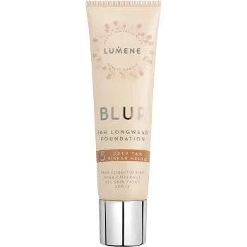 Foundation Blur16h Longwear nr 5 Deep Tan SPF15 30ml Lumene.