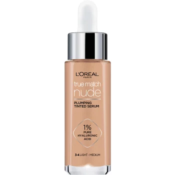 True Match Nude Plumping Tinted Serum Light-Medium 3,4 30ml L’Oréal Paris.