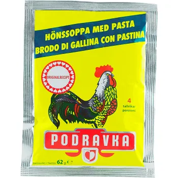Hönssoppa med pasta 62g Podravka.