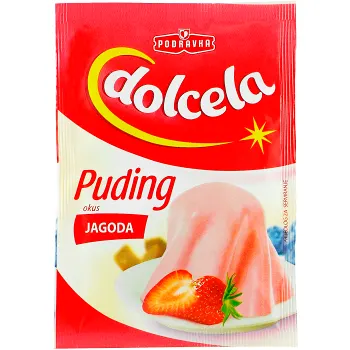 Jordgubbspudding 40g Podravka.