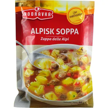 Soppa Alpisk 64g Podravka.