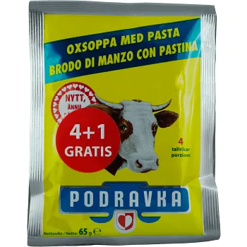 Oxsoppa med Pasta 5-p Podravka.