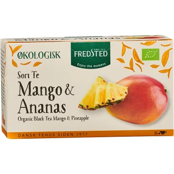 Svart te Mango &amp; Ananas Ekologisk 16-p Fredsted.